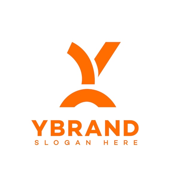 Vettore il logo della lettera y, l'icona della marca, l'identità, il segno e il simbolo
