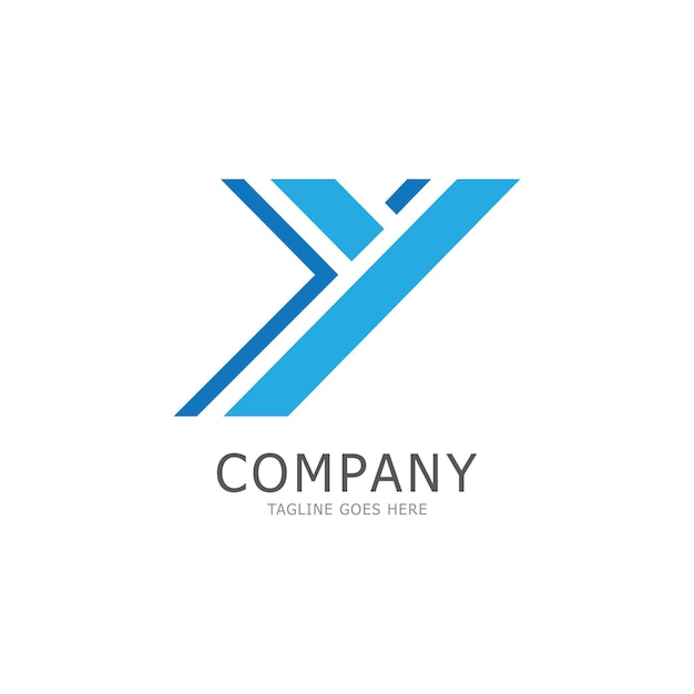 Y-letter logo sjabloon vector illustratie icoon