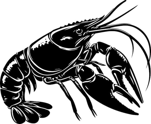 Vector yabby vector silhouet 7