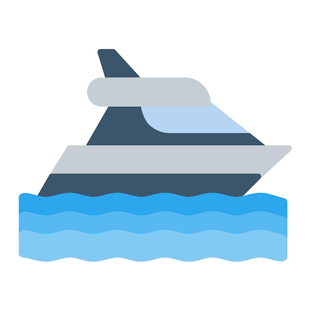 Yachting Flat Illustration