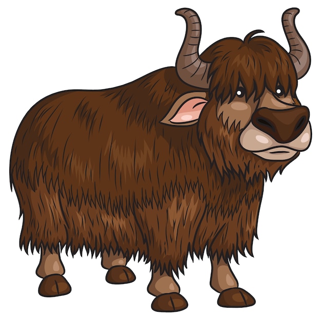 Yak cartoon