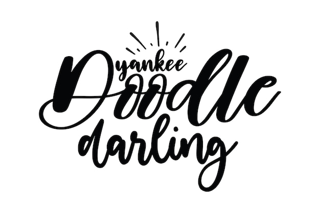 Vector yankee doodle darling svg