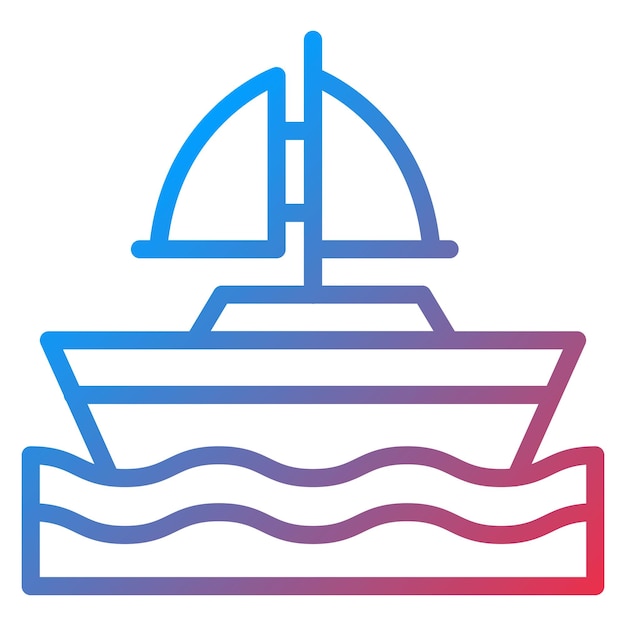 Yatch icon vector image Can be used for Ocean