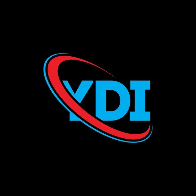 Vector ydi logo ydi letter ydi letter logo design initials ydi logo linked with circle and uppercase monogram logo ydi typography for technology business and real estate brand