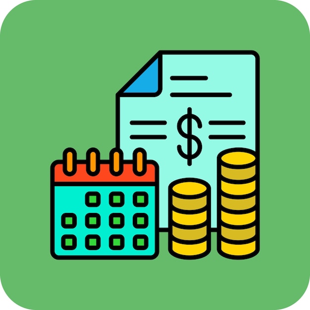 Yearly Report Icon