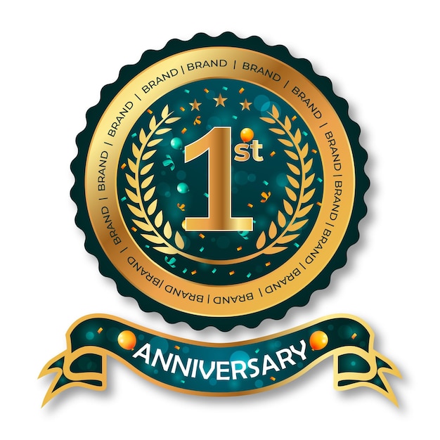 Vector years anniversary seal badges and labels