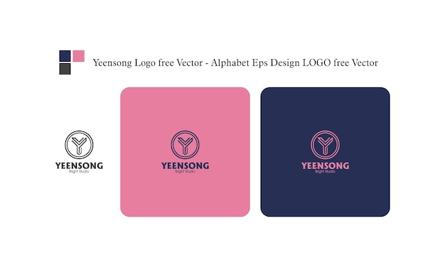Yeensong Logo свободный вектор Алфавит Eps Design LOGO свободный вектор