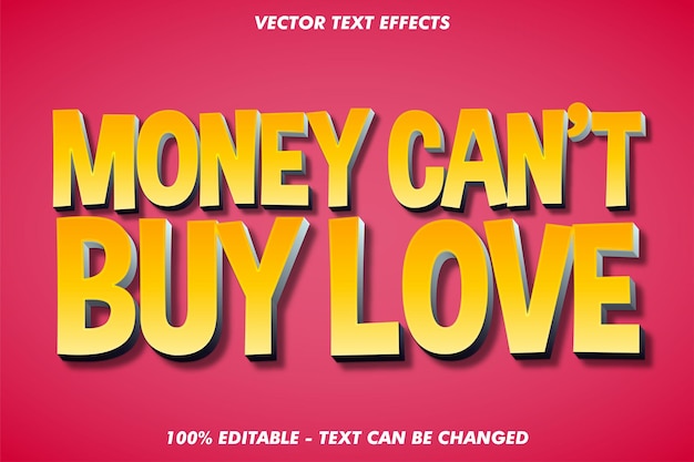 Yellow 3d cartoon text effects