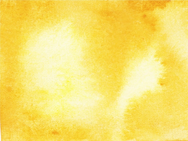 Yellow abstract watercolor background.