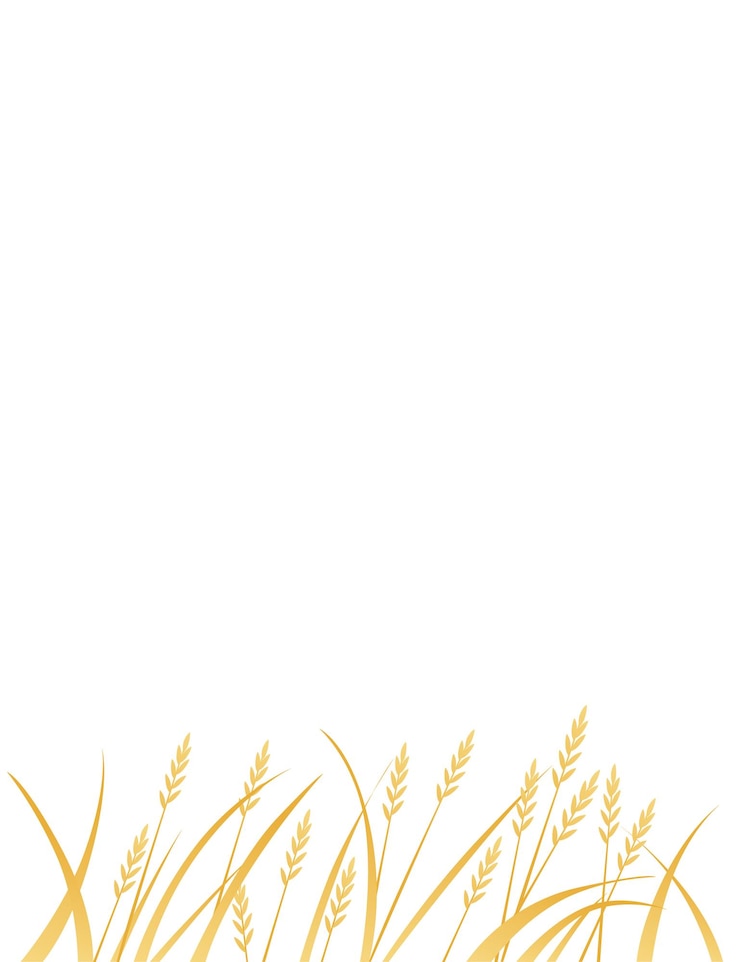Yellow african savanna grass flat vector illustration on white background vertical design