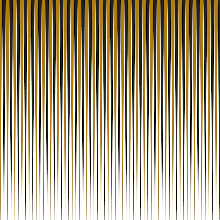 Vector a yellow background with a black and white lines