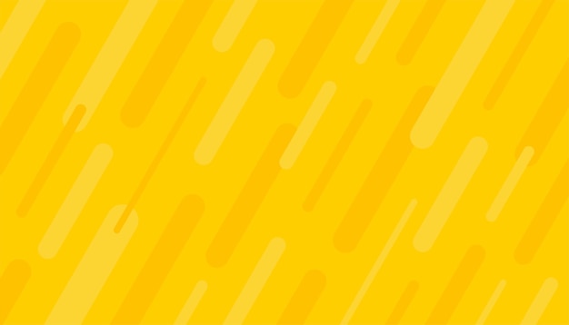 Vector yellow background with dynamic abstract shapes