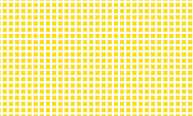 黄色い背景に正方形のパターンが付いている