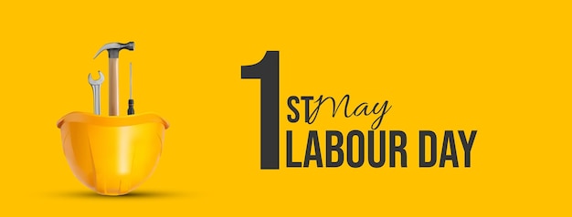 Yellow background with a yellow sign that says st. may is the first st. louis labour day