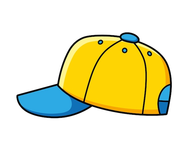 Yellow baseball cap