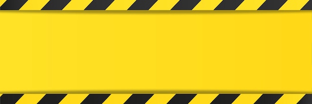 Yellow black background stripes Risk sign abstract pattern for your text vector