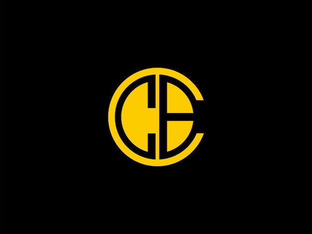 Yellow and black c logo with a circle in the middle