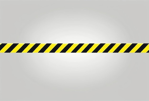 Vector yellow and black caution tape that says caution