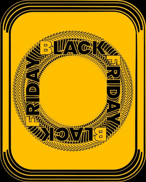 Yellow and blackthemed backdrop that encapsulates the spirit of the black friday sale