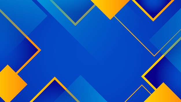 Yellow and Blue Minimalist Abstract Background