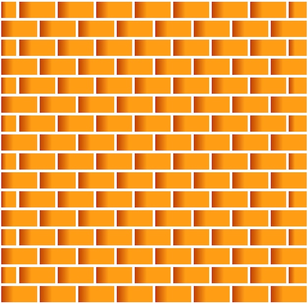 Yellow Bricks wall vector background