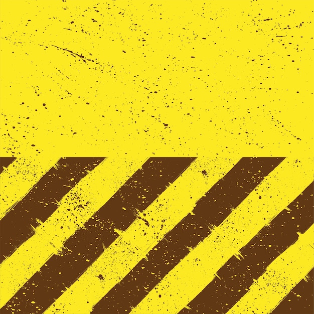 Yellow and brown grunge half background