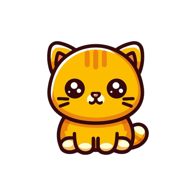Желтый кот ai сгенерированное изображение