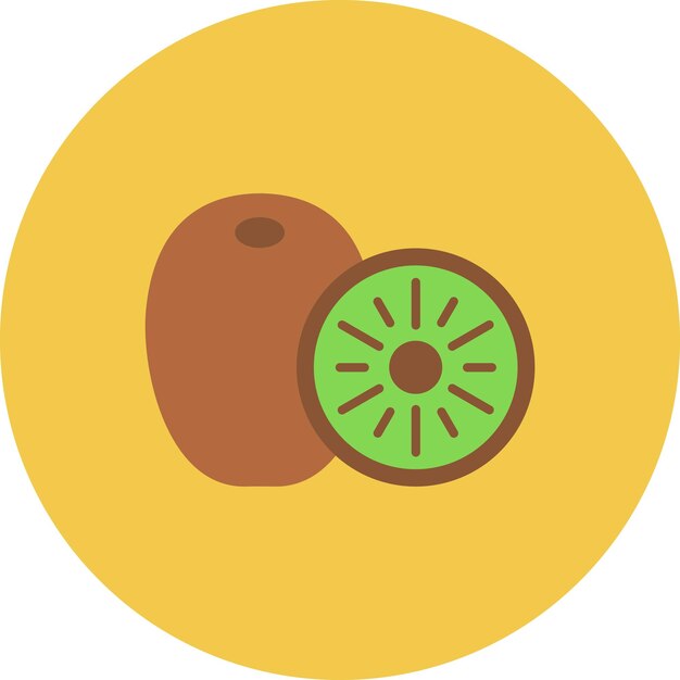 Vector a yellow circle with two baby food in it