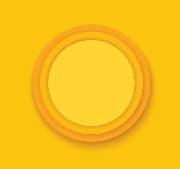 Yellow circles background template