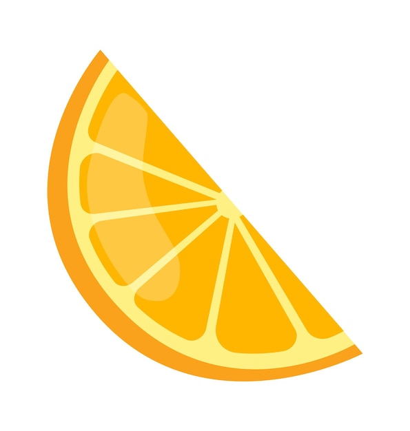 Vector yellow citrus for jar decor flat icon sour lemon