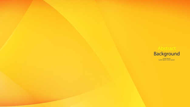 Yellow color background abstract art vector