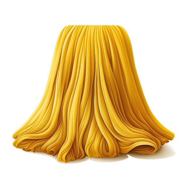 Yellow color mop 3d vector white background isolated high