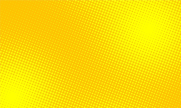 Yellow comic background with sun burst and dot halftone