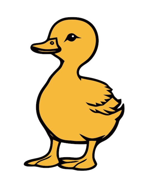 A yellow duck is a symbol of the year