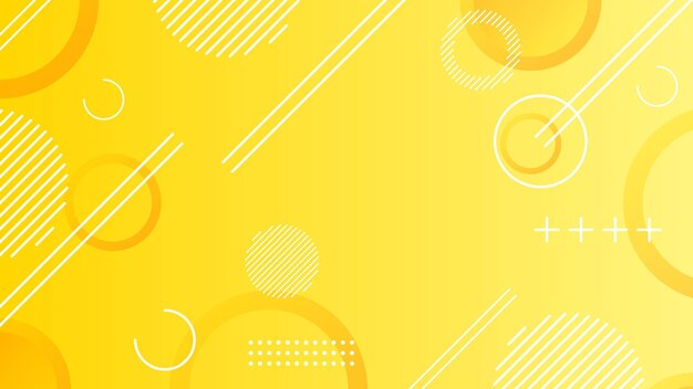 Yellow dynamic abstract composition gradient background