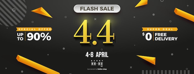 Yellow edition number for flash sale at 4 4 sale