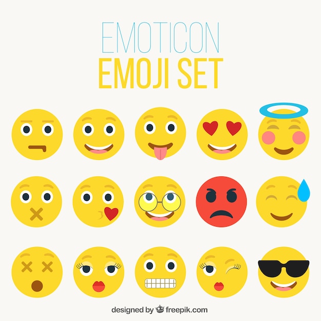 Collezione yellow emoticon