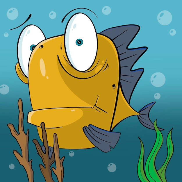 The yellow fish