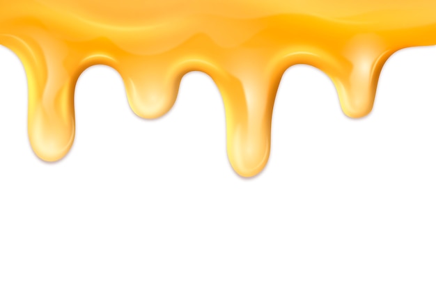 Yellow flowing glaze background