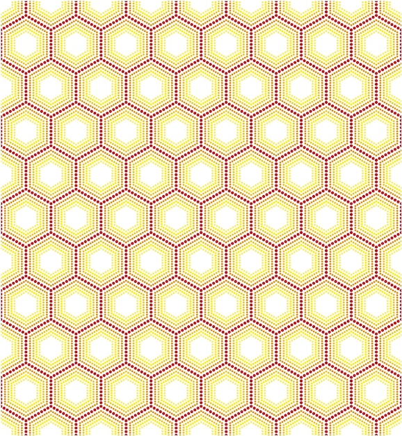 Yellow geometric pattern