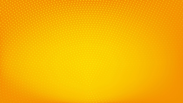 Vector yellow gradient background with dots