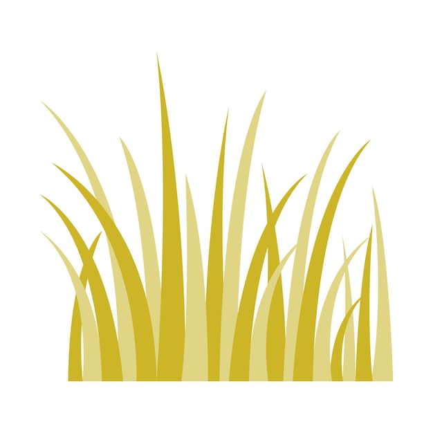 Icona dell'erba gialla