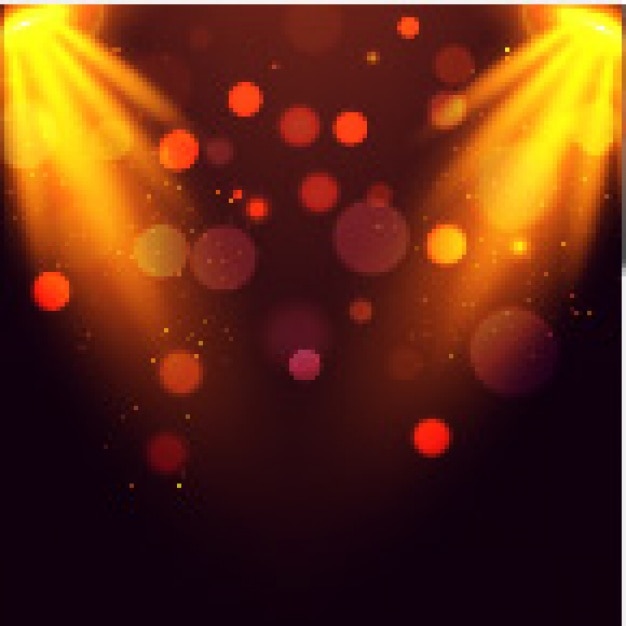 Vector yellow light background design