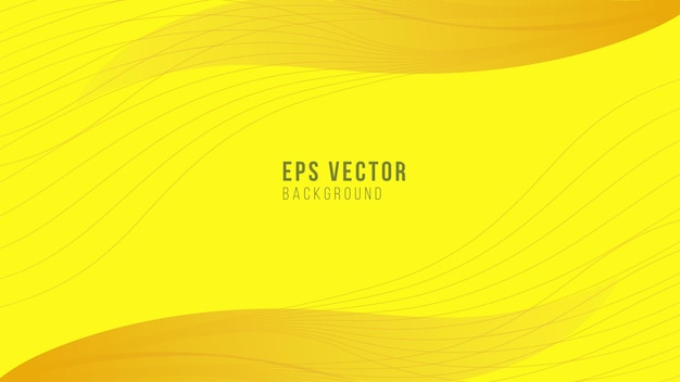 Vector yellow line shape background abstract eps vector