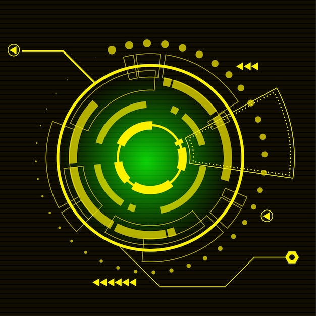 Yellow line technology backgrond