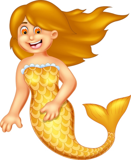 Yellow mermaid