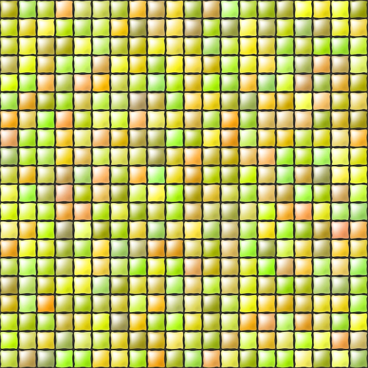वेक्टर yellow_mosaic monochrome vector illustration