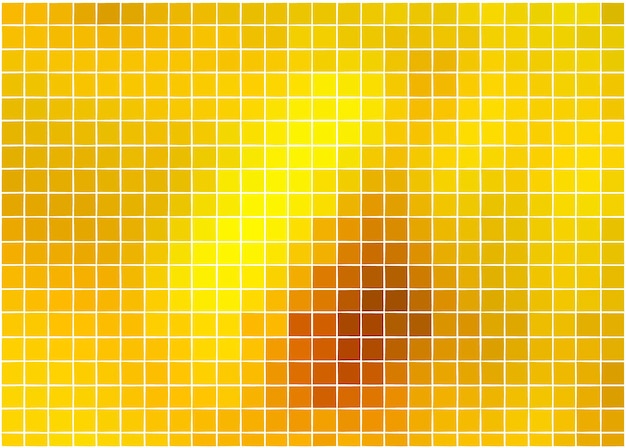 Yellow mosaic vector background for kitchen apron