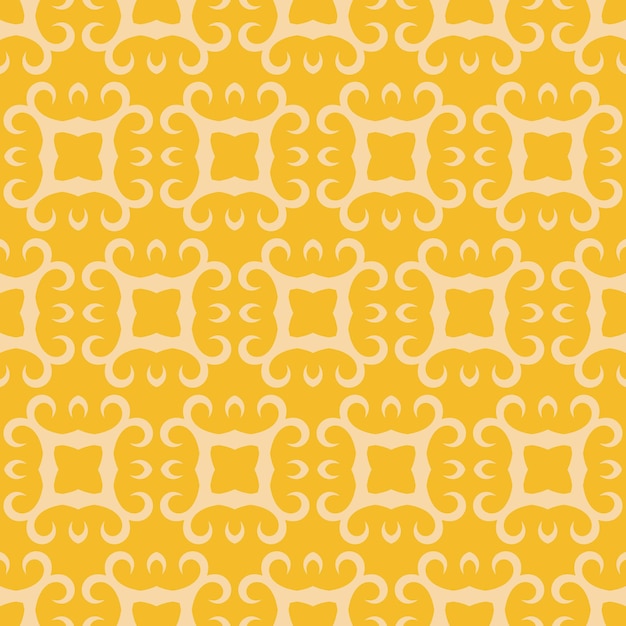 노란색 자연 장식 원활한 패턴
