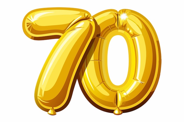 a yellow number 6 with the number 6 on it
